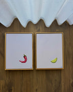 Chilli & Lime Diptych