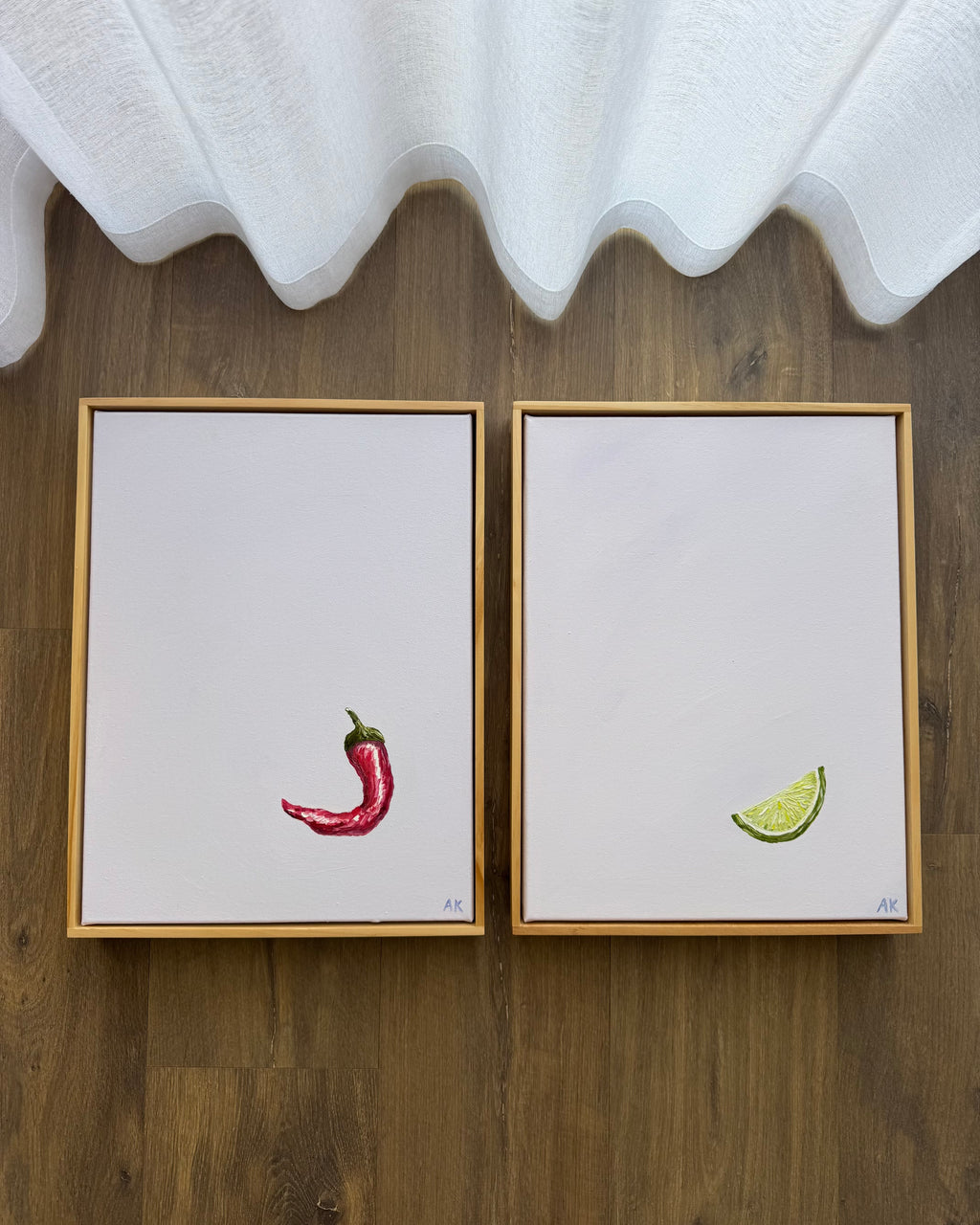 Chilli & Lime Diptych